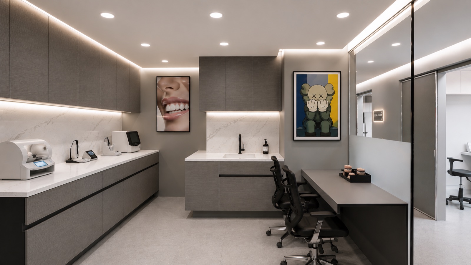 In-house dental laboratory at Prana Dental Miami
